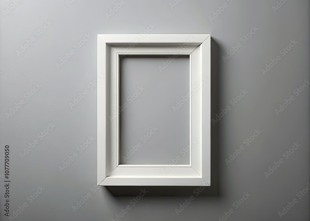 This minimalist rectangular frame features a realistic horizontal design with shadow, ideal for art galleries. Perfect for showcasing artwork on a stylish gray backdrop. This minimalist rectangular frame features a realistic horizontal design with shadow, ideal for art galleries. Perfect for showcasing artwork on a stylish gray backdrop.