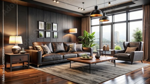 Wallpaper Mural Transform your living space with modern dark furniture, offering stylish designs that create a contemporary, elegant ambiance, enhancing any home's interior with sophistication and charm. Torontodigital.ca