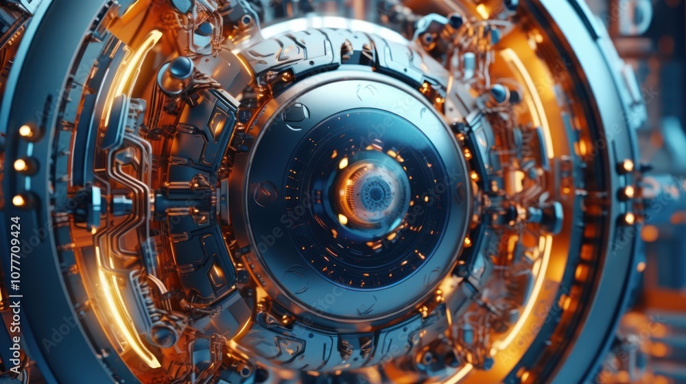 Abstract Futuristic Machine Abstract Futuristic Machine