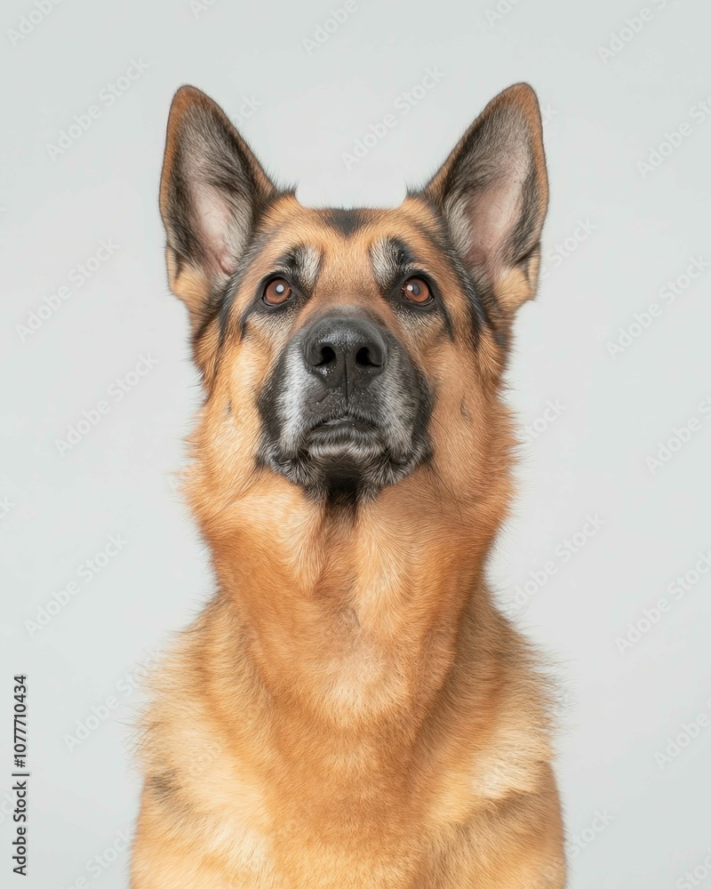 Loyal German Shepherd Portrait with Intelligent Eyes and Strong Build, Ideal for Dog Lovers and Working Dog Enthusiasts
Loyal German Shepherd Portrait with Intelligent Eyes and Strong Build, Ideal for Dog Lovers and Working Dog Enthusiasts