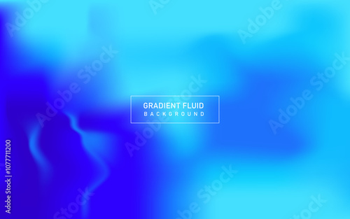 Blue gradient fluid background