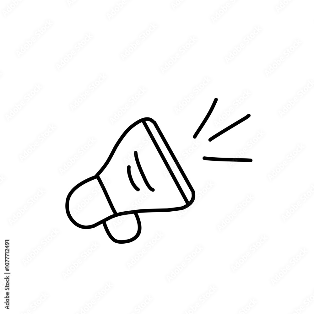 Megaphone line icon Megaphone line icon