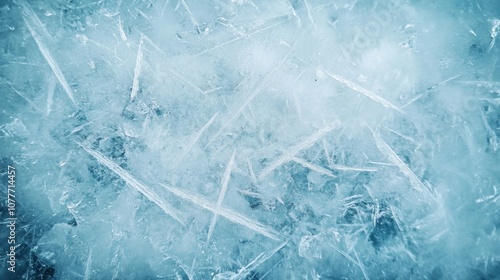 Close-up surface ice appears to be light blue texture photo