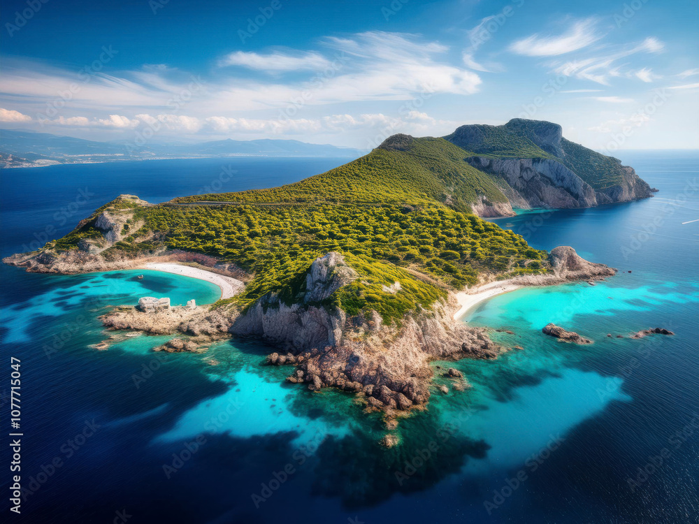 Fototapeta premium island in the sea