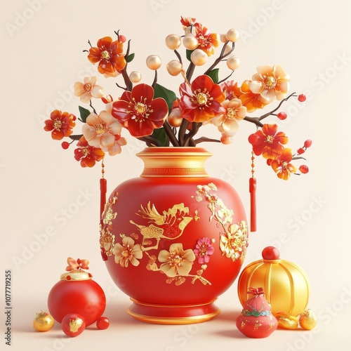 vase with flowers