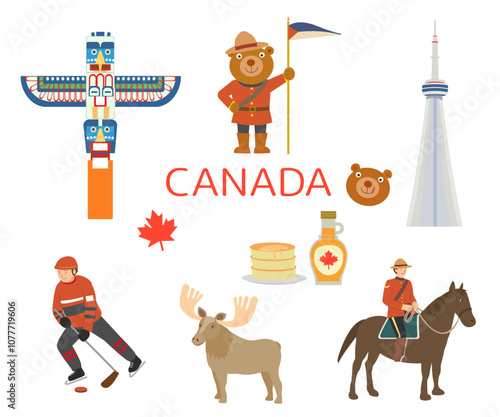 Canvas Print カナダの観光アトラクション