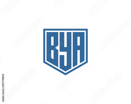 BYA logo design vector template. BYA