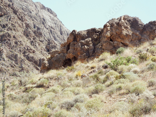 Valley of Fire is one of the most incredible natures wonder of Southern Nevada with plenty of red rocks and ancient petroglyphs    photo