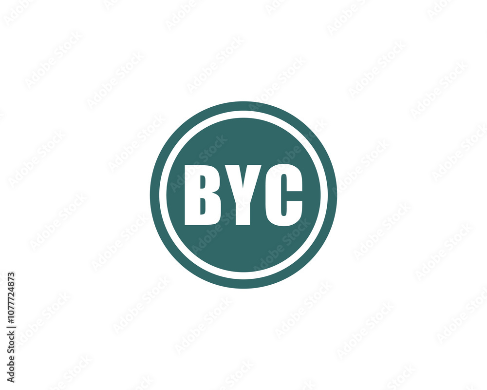 BYC Logo design vector template. BYC BYC Logo design vector template. BYC
