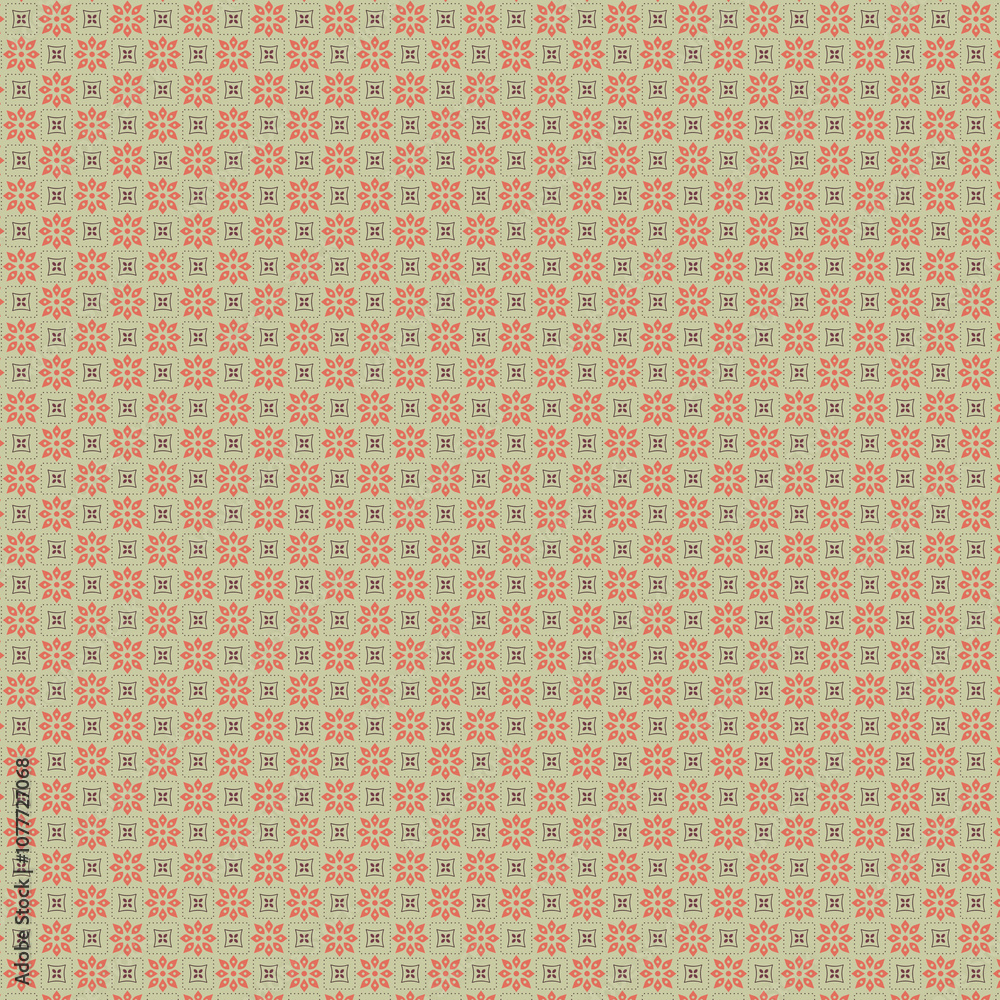 Flower geometric pattern Seamless background Ornament for fabric Flower geometric pattern Seamless background Ornament for fabric