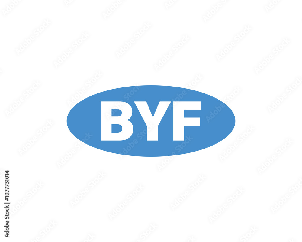 BYF logo design vector template. BYF BYF logo design vector template. BYF