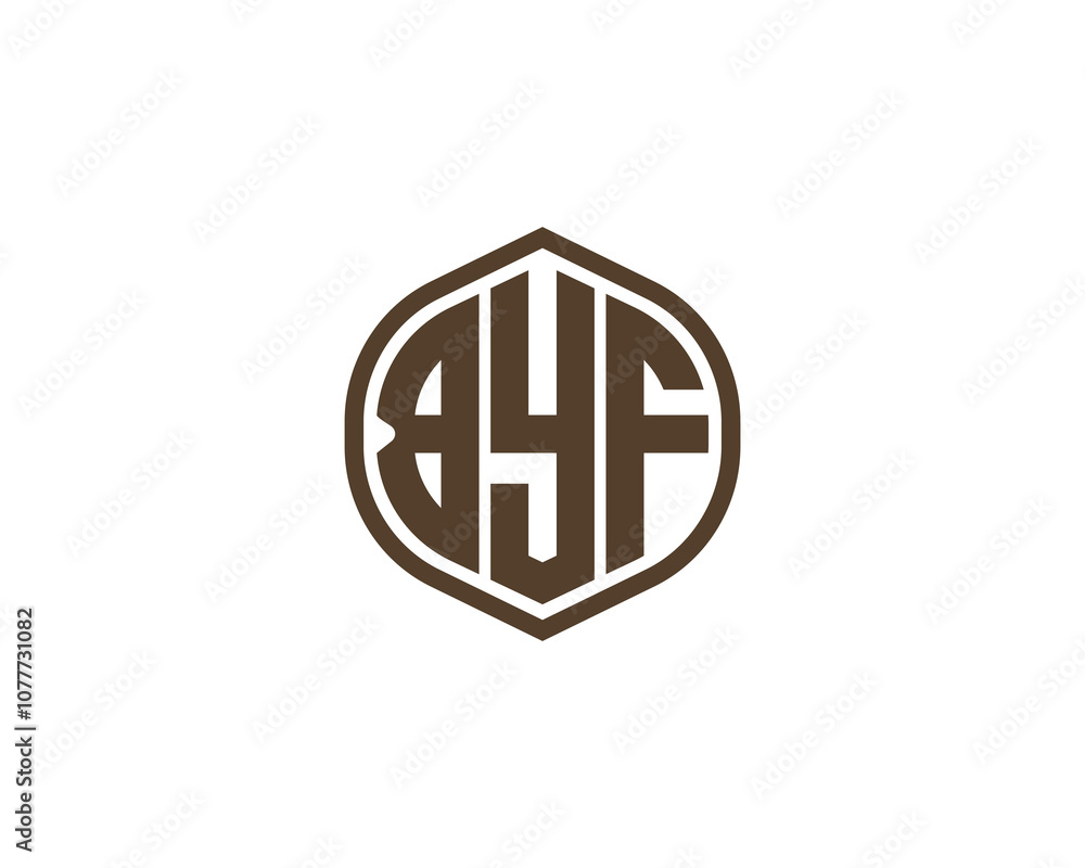 BYF logo design vector template. BYF BYF logo design vector template. BYF