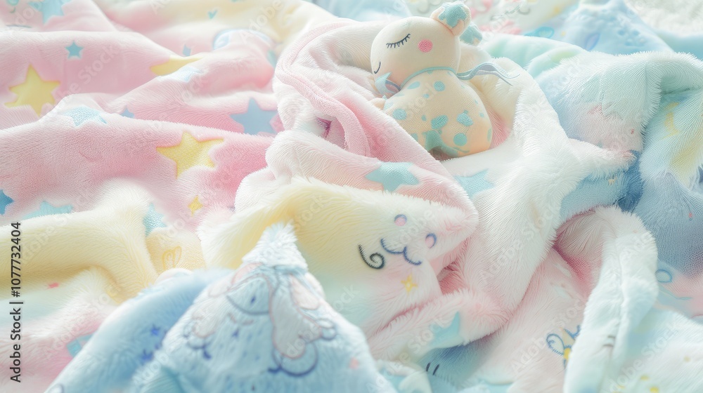 Soft and Delicate Pastel Fabric Draped with an Artistic Flow Soft and Delicate Pastel Fabric Draped with an Artistic Flow