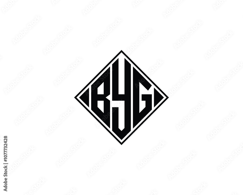 BYG logo design vector template. BYG BYG logo design vector template. BYG