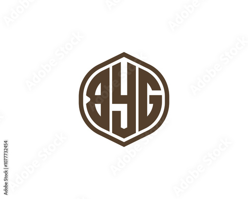 BYG logo design vector template. BYG