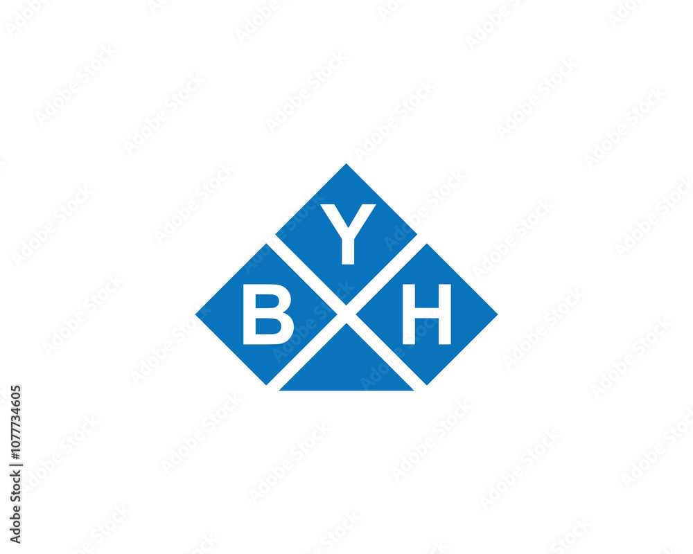 BYH Logo design vector template. BYH BYH Logo design vector template. BYH