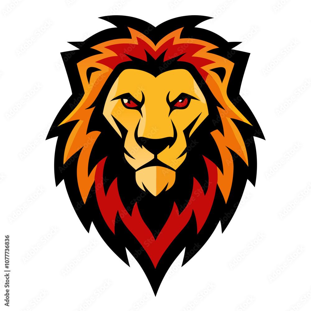 Lion head vector art illustration Lion head vector art illustration