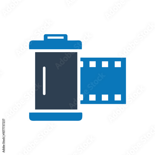 Camera film canister icon