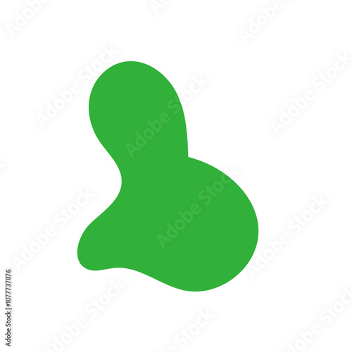 Green purple abstract shapes vectors