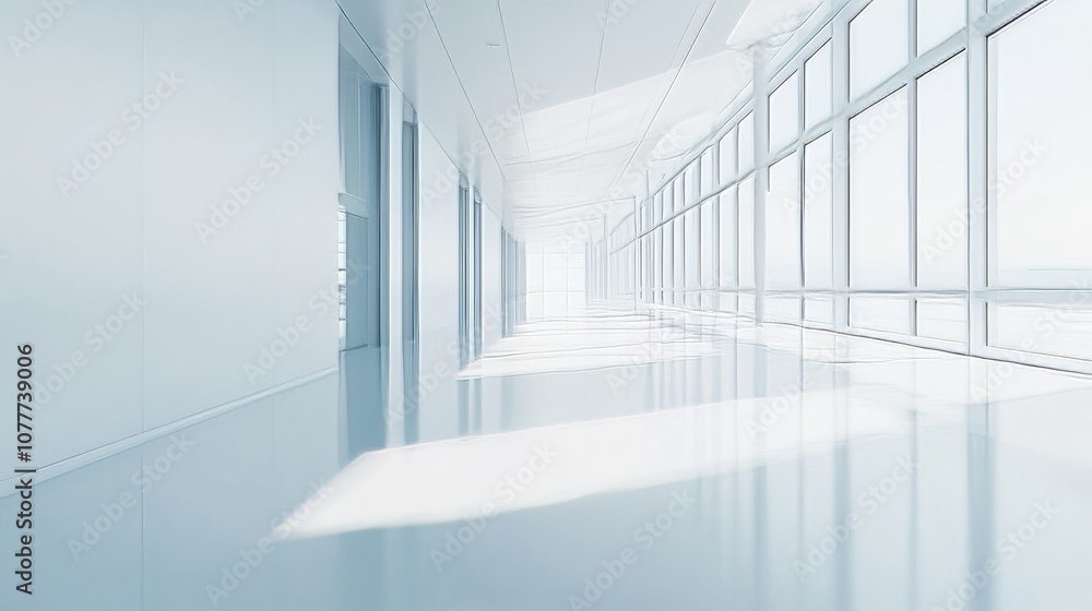 Obraz premium white corridor