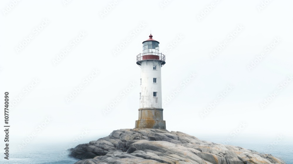 Lighthouse in the Mist