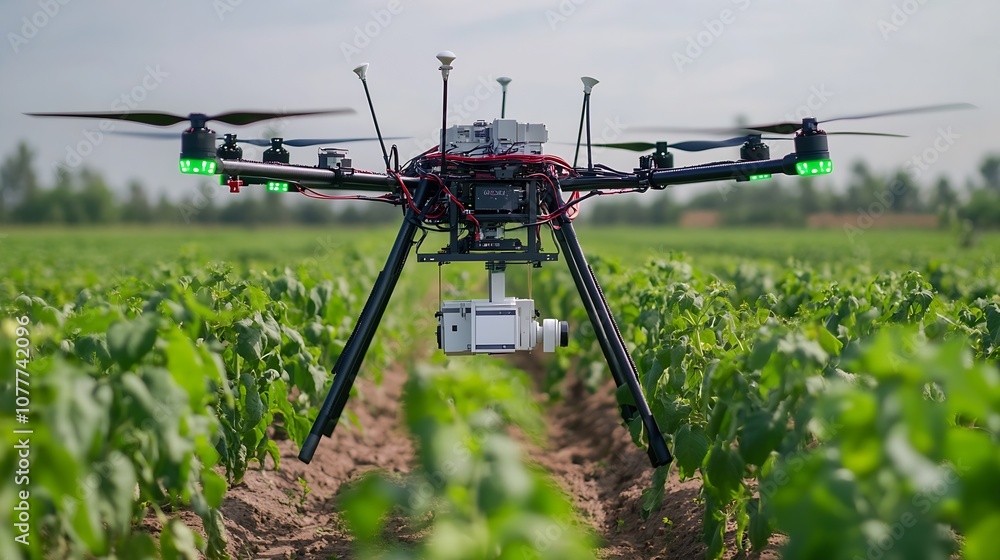 Cutting-Edge Drone Utilized in Sustainable Farming Across Agricultural Fields : Generative AI Cutting-Edge Drone Utilized in Sustainable Farming Across Agricultural Fields : Generative AI