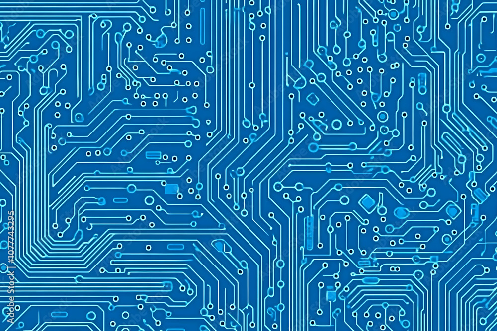 Futuristic vector illustration of a blue circuit board with intricate digital tech elements, perfect for advanced technology backgrounds.
Futuristic vector illustration of a blue circuit board with intricate digital tech elements, perfect for advanced technology backgrounds.