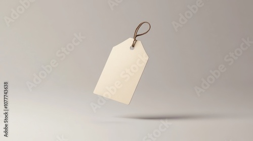 Blank Tag with String