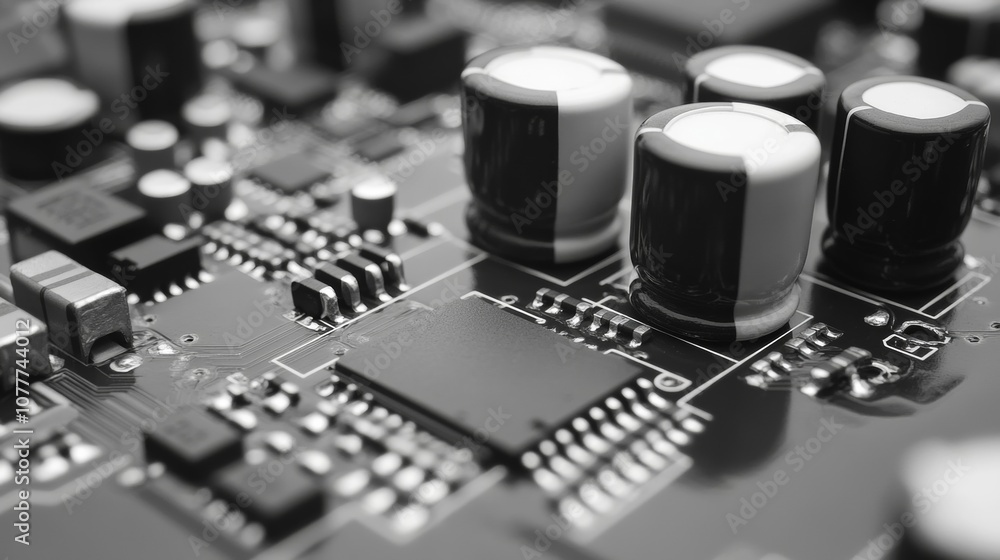 close up of electronic circuit board close up of electronic circuit board