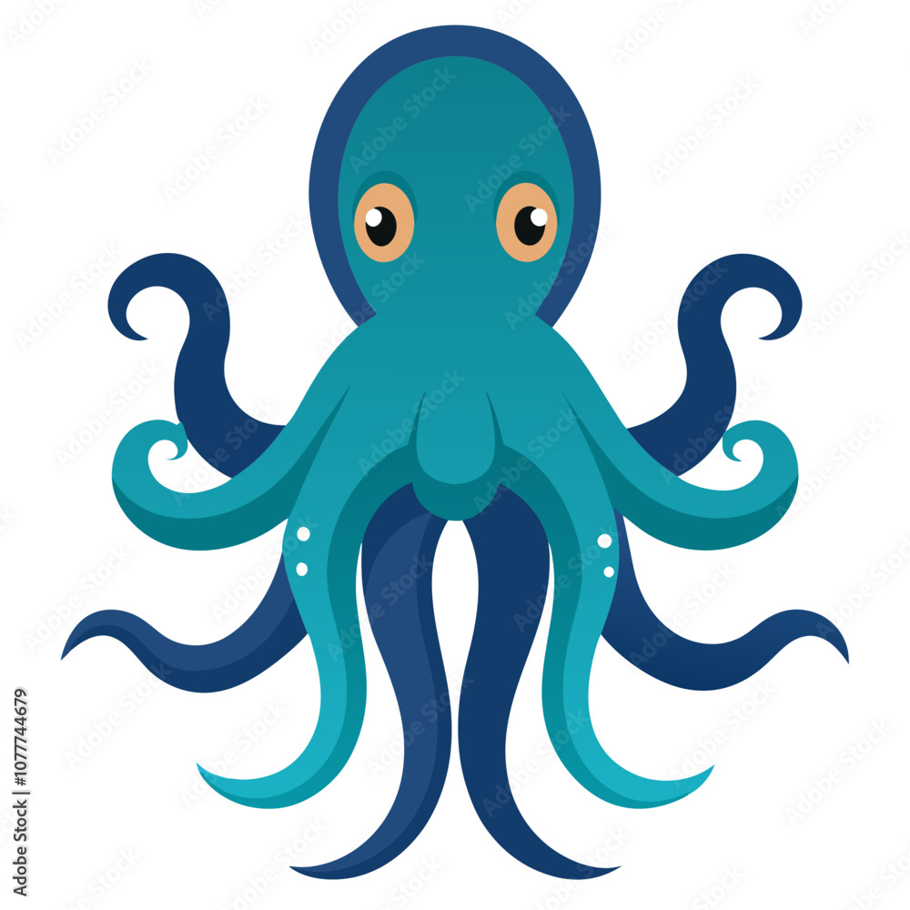 Octopus vector art illustration Octopus vector art illustration