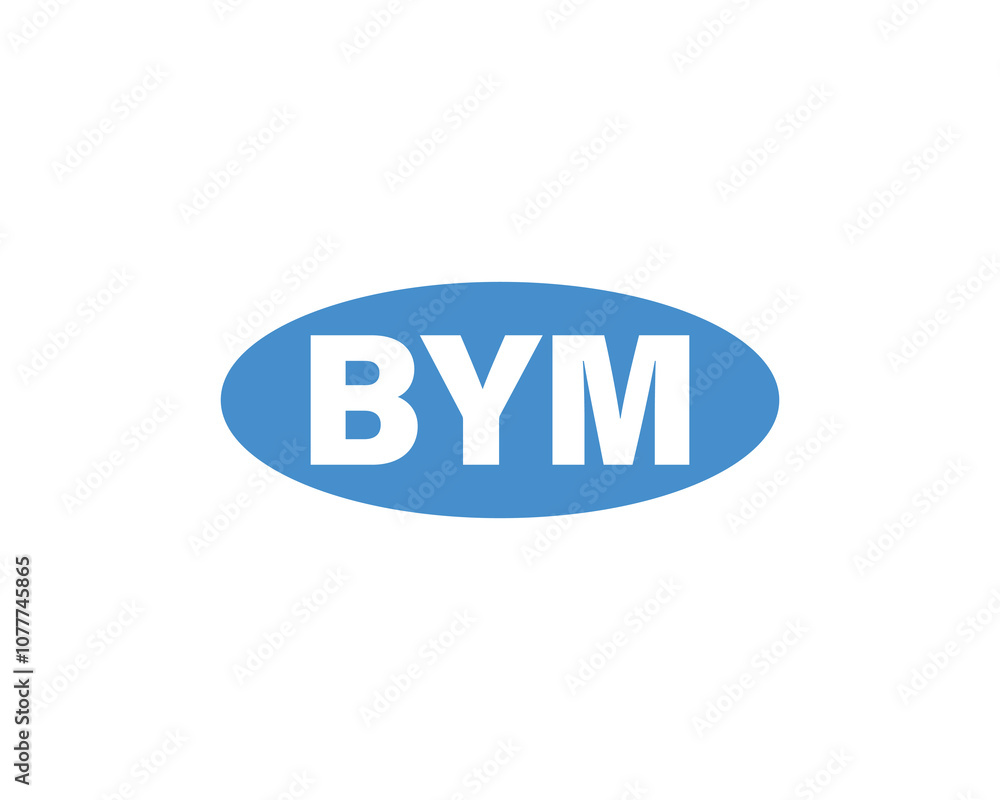 BYM logo design vector template. BYM BYM logo design vector template. BYM