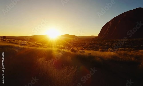 Sunrise Over Uluru