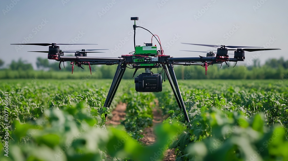 Innovative Drone for Smart Agricultural Practices in Expansive Green Fields : Generative AI Innovative Drone for Smart Agricultural Practices in Expansive Green Fields : Generative AI