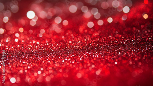 Sparkling red glitter backdrop perfect for a festive Valentine's Day celebration