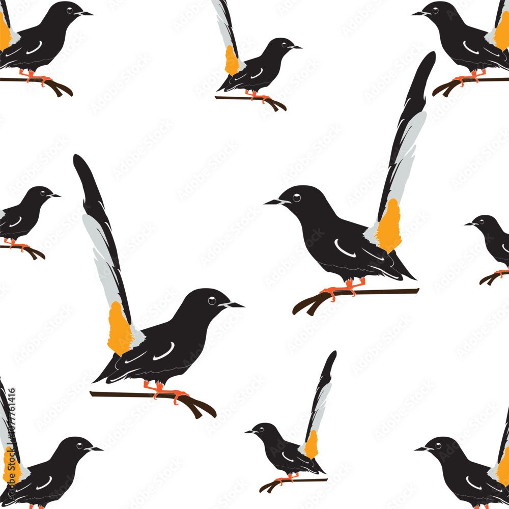 Obraz premium Bird background design