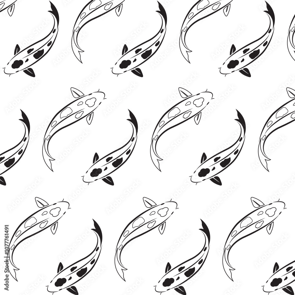 koi fish background illustration design koi fish background illustration design