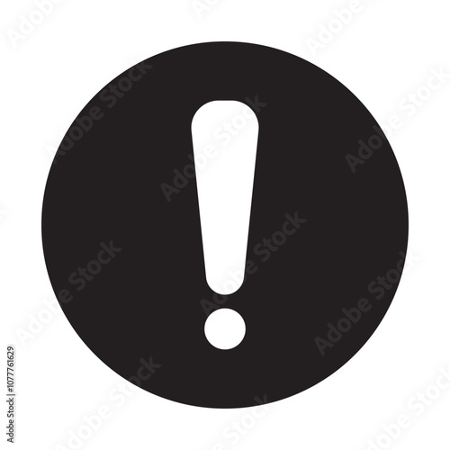 exclamation mark icon  design