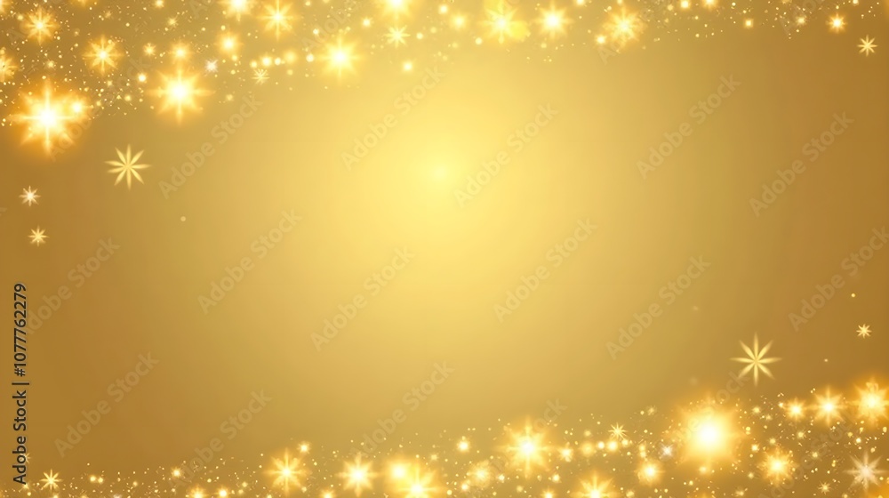 Luxury Gold Background With Light Decoration Luxury Gold Background With Light Decoration