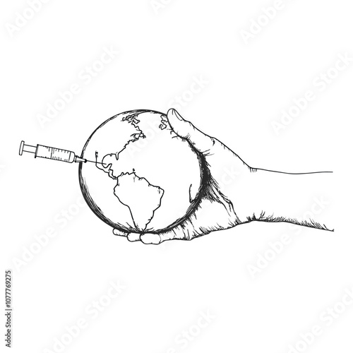 Earth in a Hand - Symbol of Environmental Care and Protection