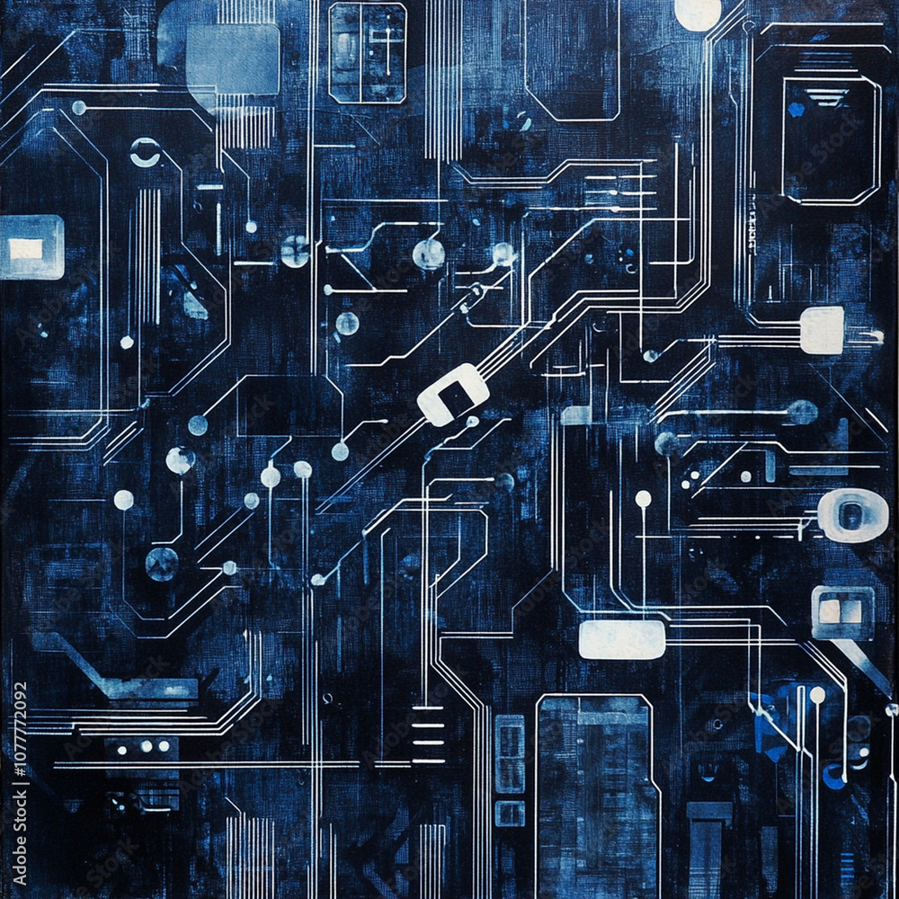 Fototapeta premium printed circuit board