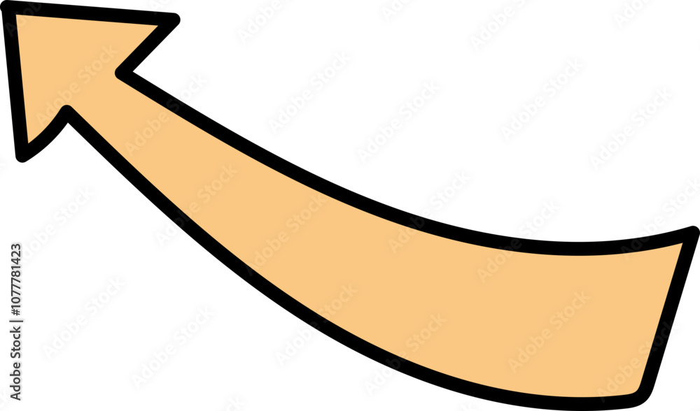 arrow cartoon hand drawn vector illustration arrow cartoon hand drawn vector illustration
