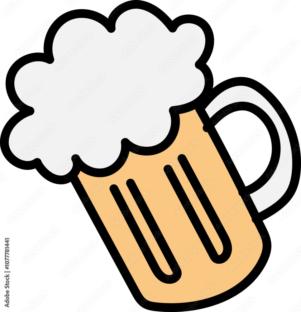 beer cartoon hand drawn vector illustration beer cartoon hand drawn vector illustration