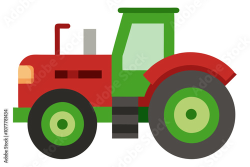 Tractor | isolated vector illustration on white background