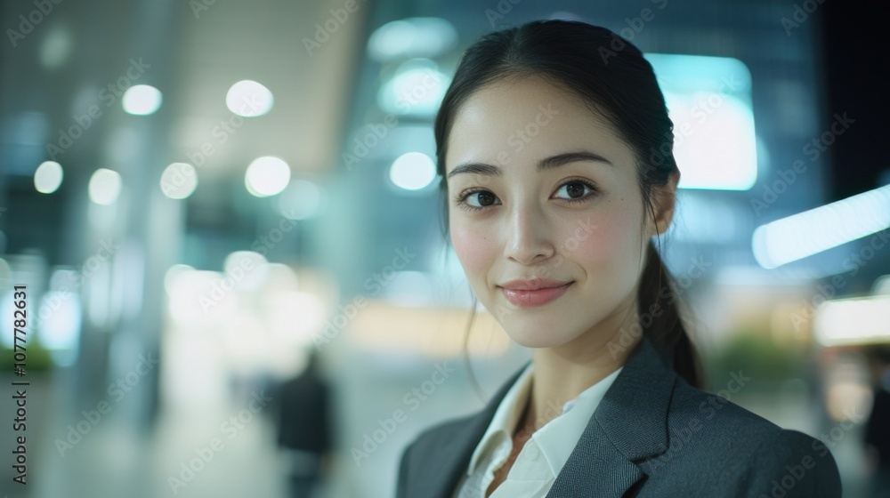 日本のクリニックで、笑顔で迎えてくれるプロの受付係 日本のクリニックで、笑顔で迎えてくれるプロの受付係