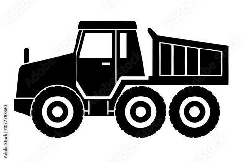 Construction Vehicle | isolated vector illustration on white background