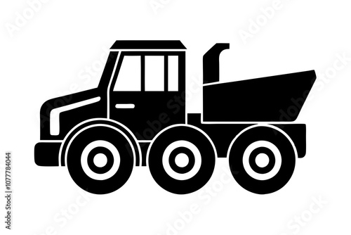 Construction Vehicle | isolated vector illustration on white background