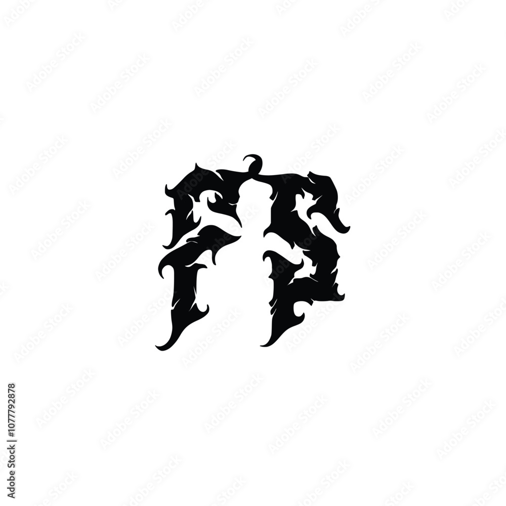 FS monogram logo design letter text name symbol monochrome logotype alphabet character simple logo FS monogram logo design letter text name symbol monochrome logotype alphabet character simple logo