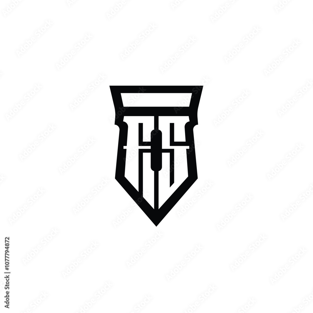 FS monogram logo design letter text name symbol monochrome logotype alphabet character simple logo FS monogram logo design letter text name symbol monochrome logotype alphabet character simple logo