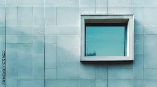 Modern Building Facade with Window