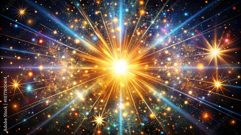 A radiant celestial explosion of light and color, with vibrant beams of energy emanating from a central point, showcasing a vibrant and dynamic cosmic landscape. A radiant celestial explosion of light and color, with vibrant beams of energy emanating from a central point, showcasing a vibrant and dynamic cosmic landscape.